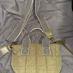 Universal Thread Khaki Quilted Mini Bag